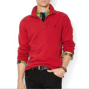 Red Polo Quarter Zip